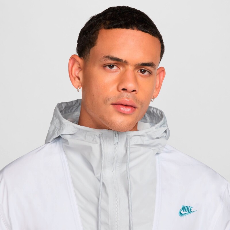 Abrigo Nike Club Marina Anrk Gfx de Hombre Blanco