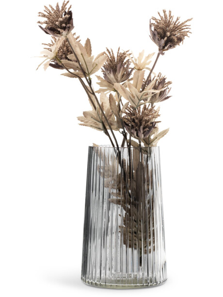 Jarrón ROY Ø13xA20cm gris Jarrón ROY Ø13xA20cm gris