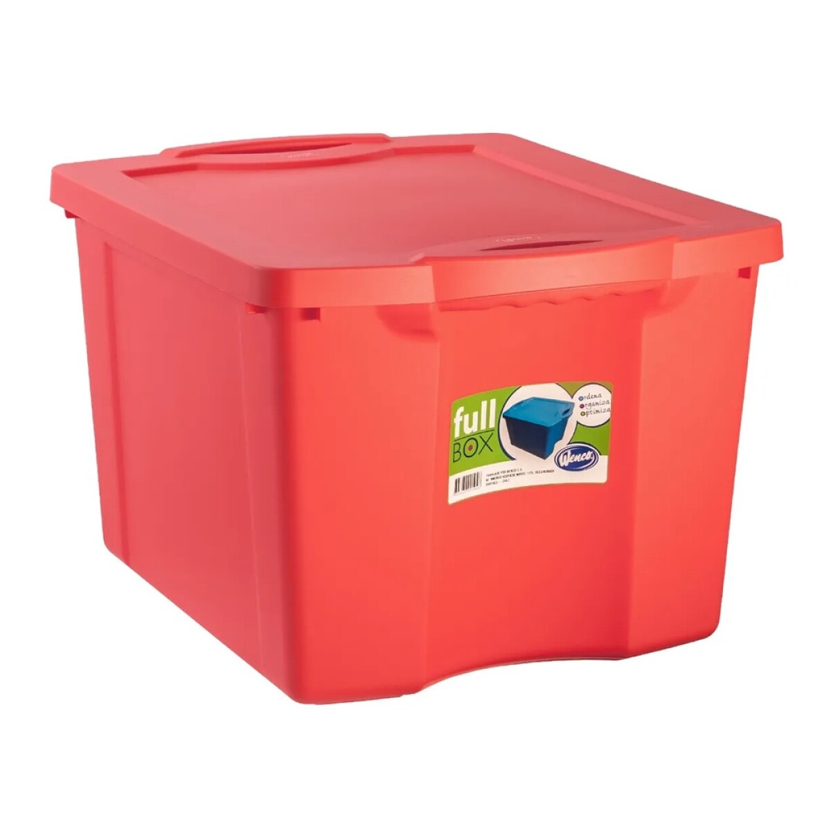 Caja Organizadora Full Box Wenco 75lts - Rojo 