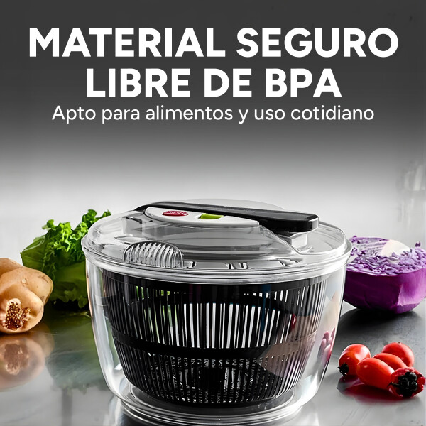 Deshidratador de Alimentos Vegetales Frutas 3L 21x15cm Variante Transparente