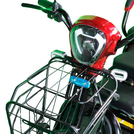 Triciclo Eléctrico con Respaldo 1200W Fashion ROJO