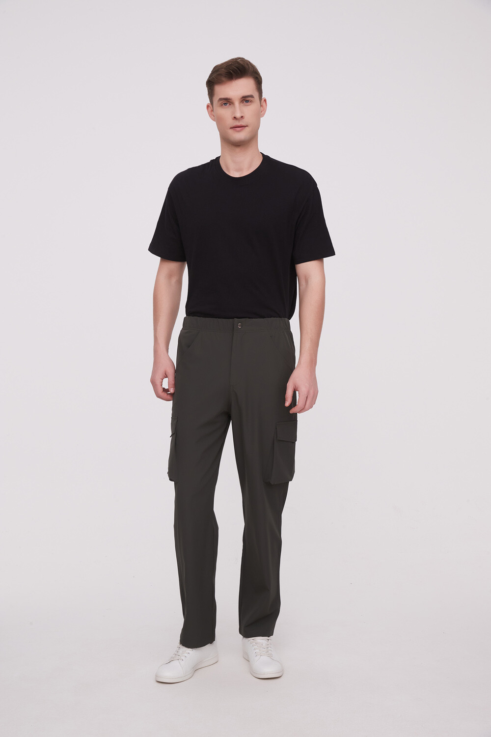 Pantalon Dolmen Verde Oliva Oscuro