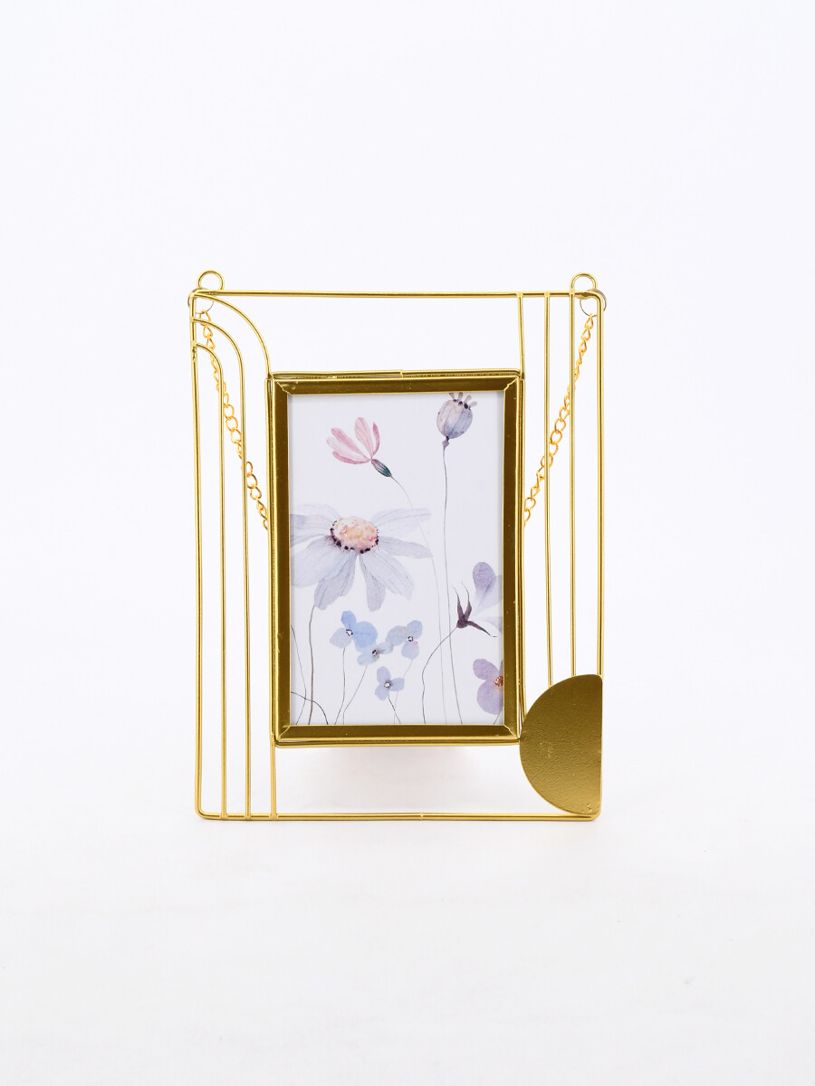 PORTARRETRATO SIMPLE TULUM - DORADO 