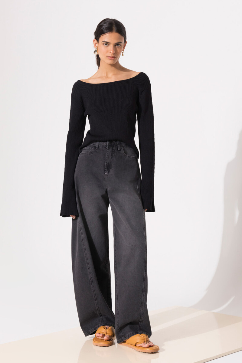 JEANS CARMY BLACK Negro