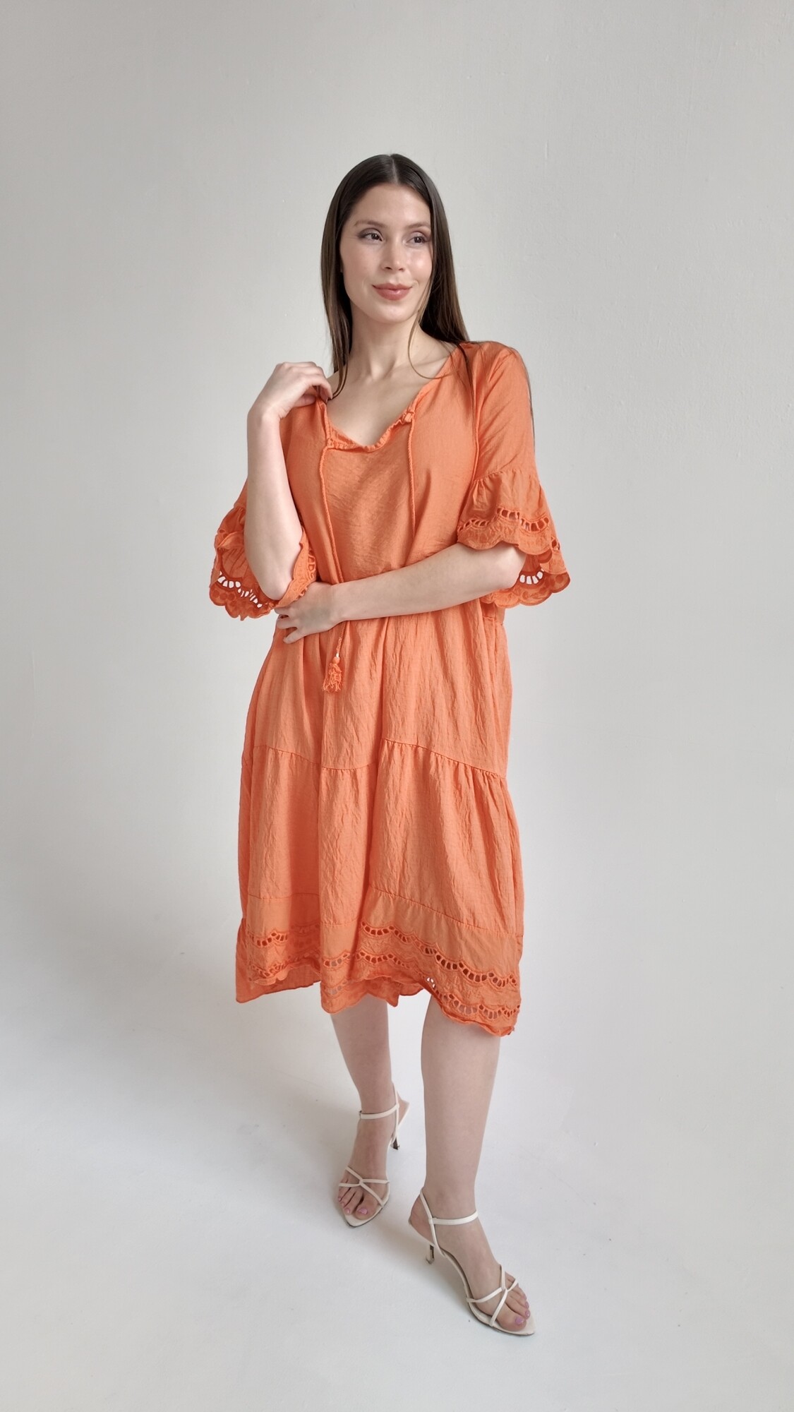 Vestido praga Naranja