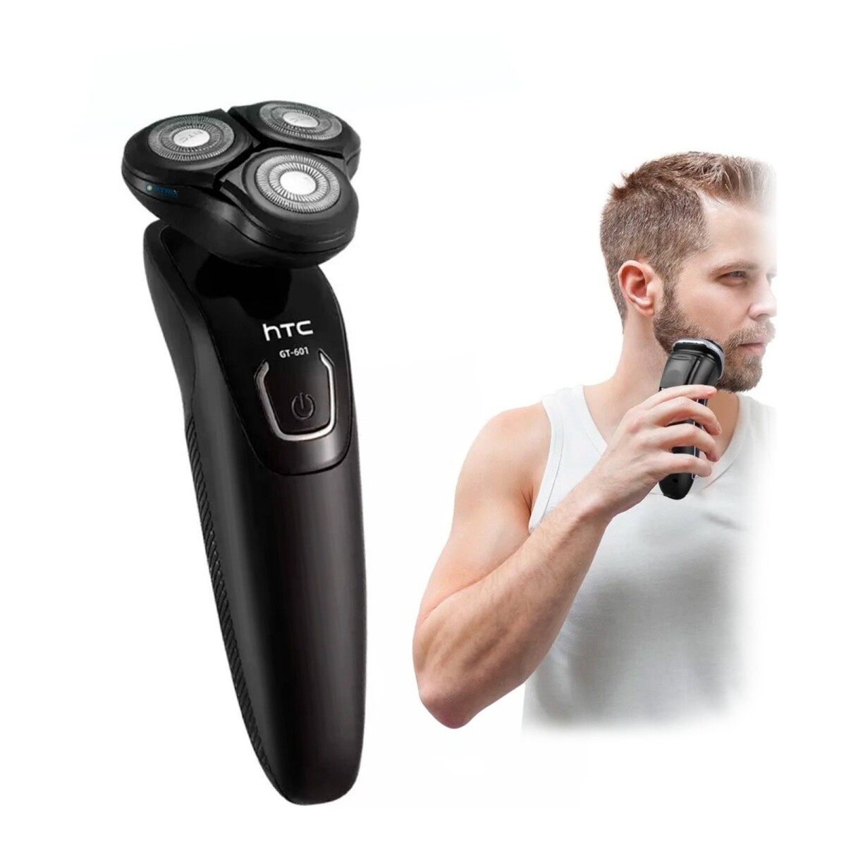 Afeitadora Inalámbrica Personal Htc Cabezales Recargable 