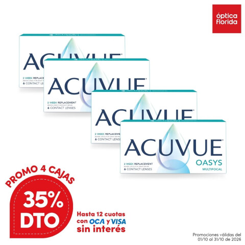 Acuvue Multifocal Oasys - 4 cajas Acuvue Multifocal Oasys - 4 Cajas
