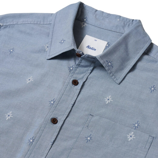 Camisa Katin Rollins - Celeste Camisa Katin Rollins - Celeste