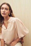 BLUSA PETALO Rosa Bebé
