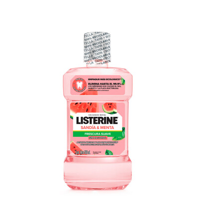 Enjuague Bucal Listerine Sandia Y Menta 500 Ml. Enjuague Bucal Listerine Sandia Y Menta 500 Ml.