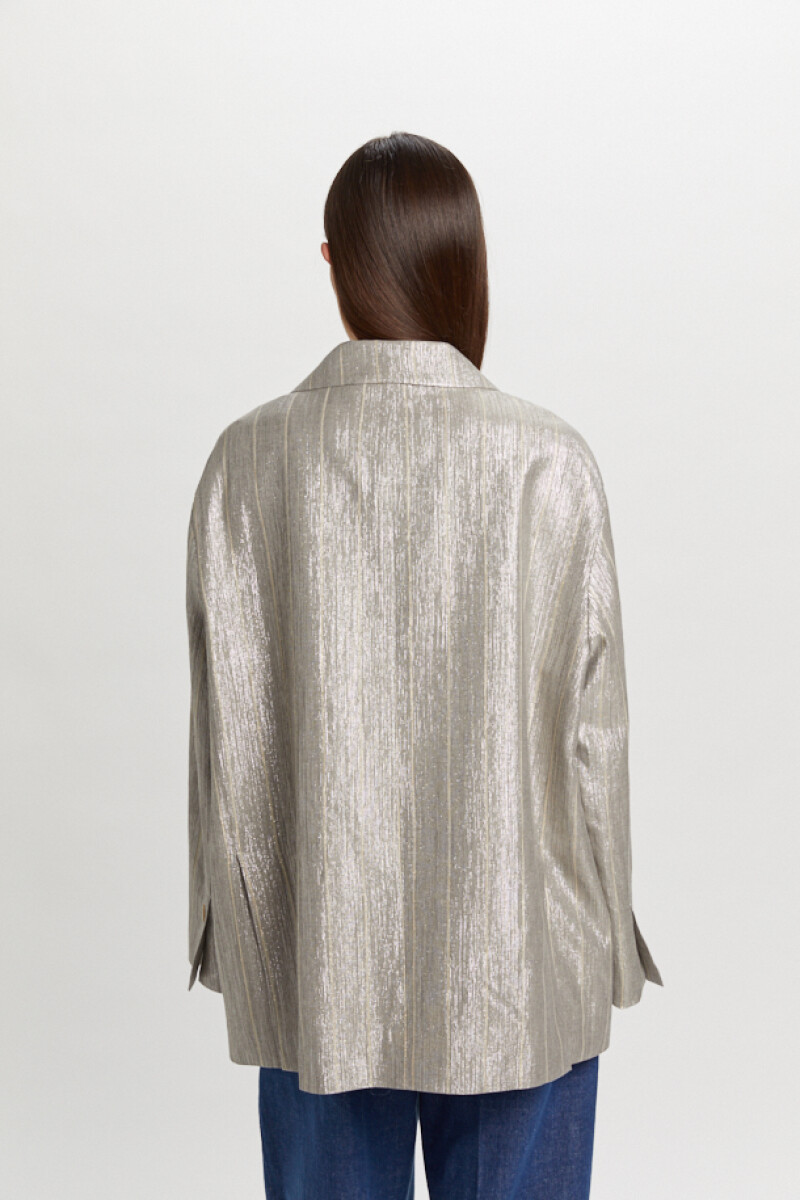 CHAQUETA MANNISH Plata