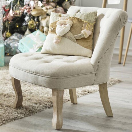 Butaca Luis XV Beige