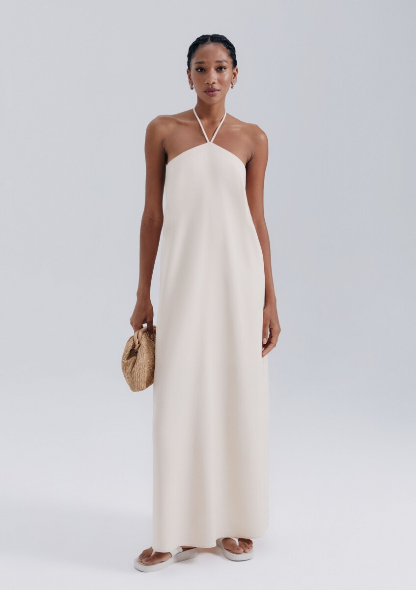 VESTIDO FEM - CREME 