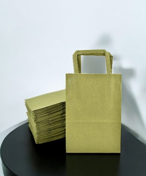 Pack x 50 - bolsa lisa 14x08x20 cm. VERDE CARDAMOMO