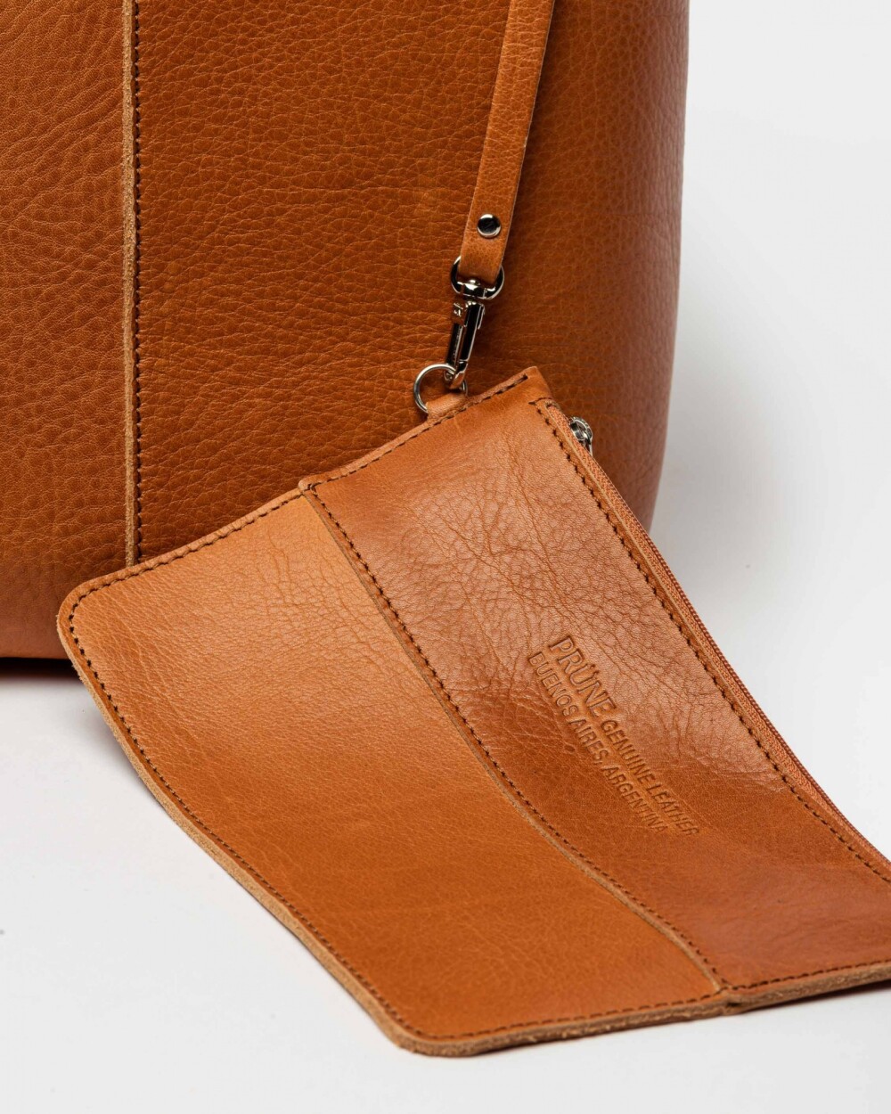 Shopper The Braided En Cuero Vegetal Marron