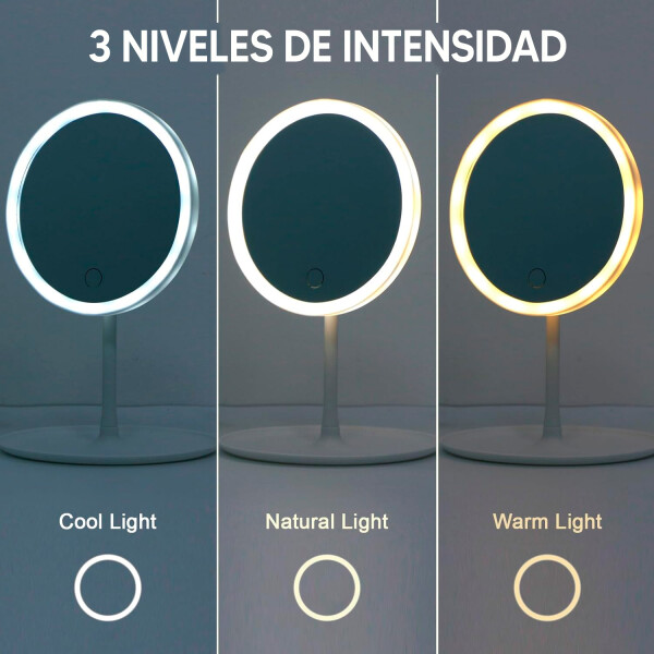 Espejo Maquillaje Xion Xi-makeup3-cu Con Luz Led ESPEJO DE MAQUILLAJE XION XI-MAKEUP3