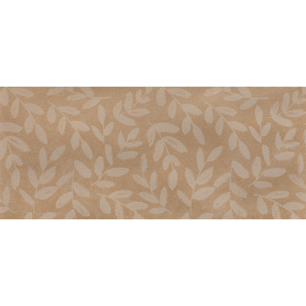 Ceramica Beige Mate Decorado Flores 10X20Cm Pared 