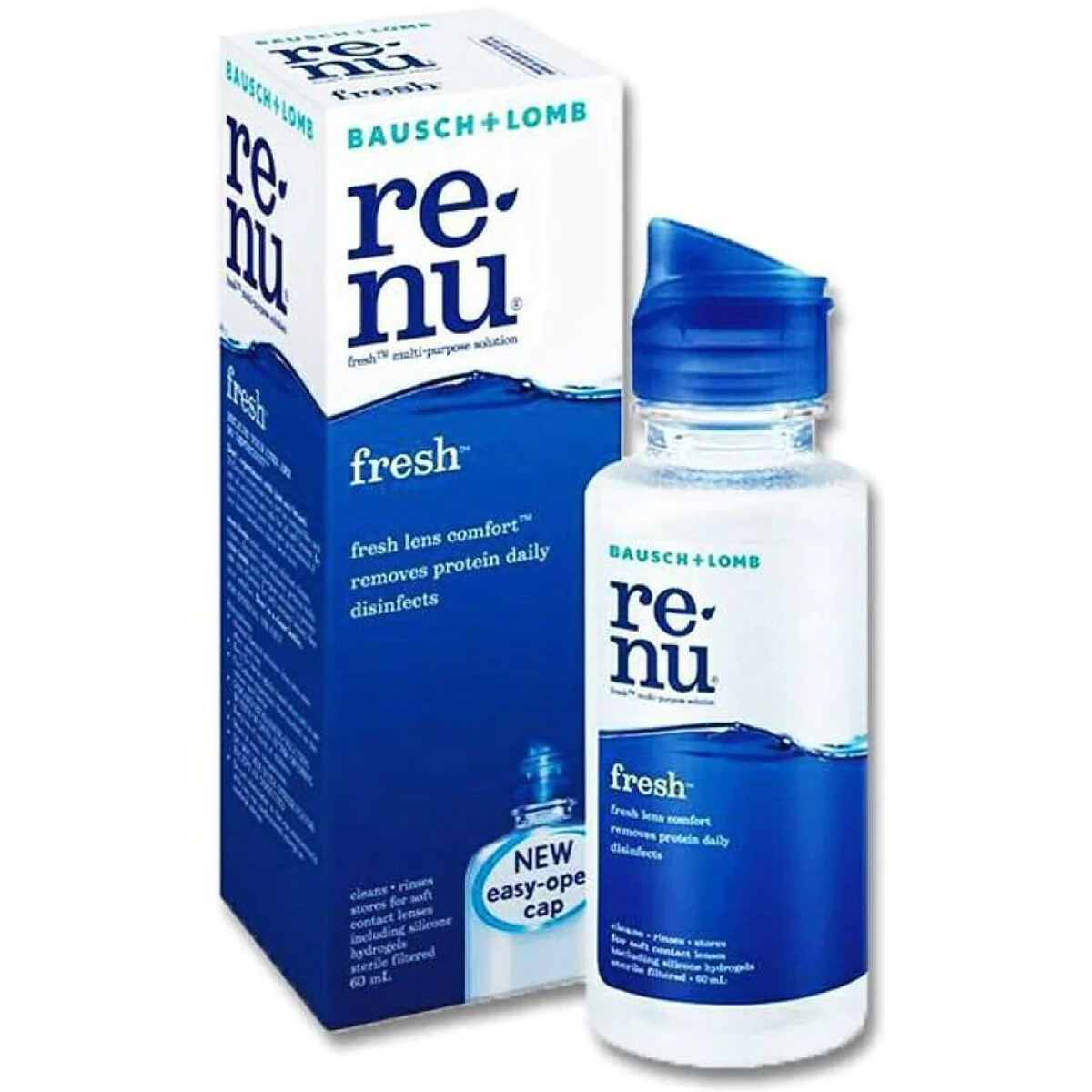 Solución para Lentes de Contacto Renu Fresh 60ml 