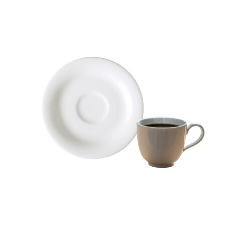 Plato Cappuccino Actualite 16 cm Blanco Porcelana Plato Cappuccino Actualite 16 cm Blanco Porcelana