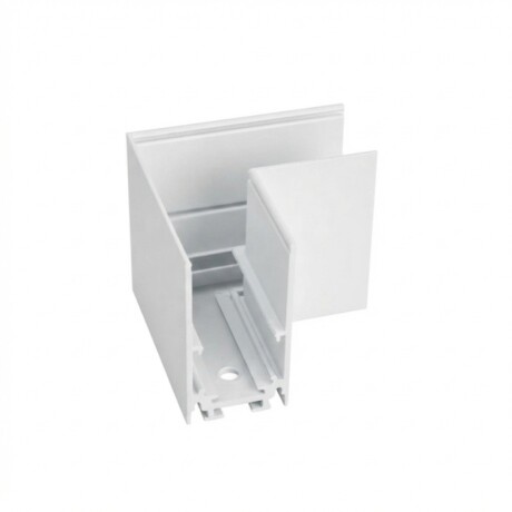 Adaptador Esquinero Horizontal para Riel Magnético G2 para Adosar Esquinero Horizontal Para Riel Magnético G2 De Adosar Blanco
