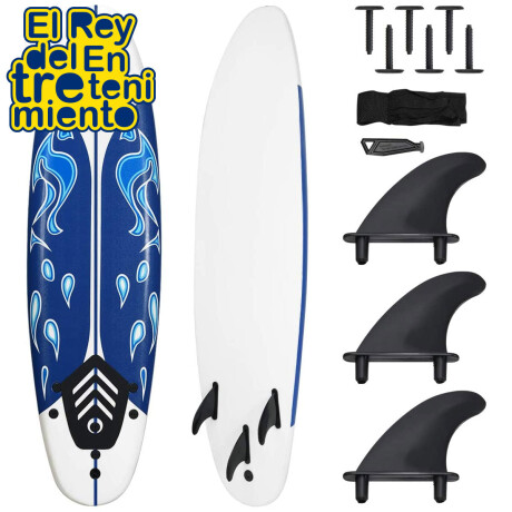 Tabla De Surf Espuma Funboard Soft + Quillas + Leash Tabla De Surf Espuma Funboard Soft + Quillas + Leash