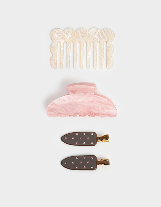 Accesorios Pelo Set Lunares Set De Acc. De Pelo Y Otros - Combinacion Tricolor