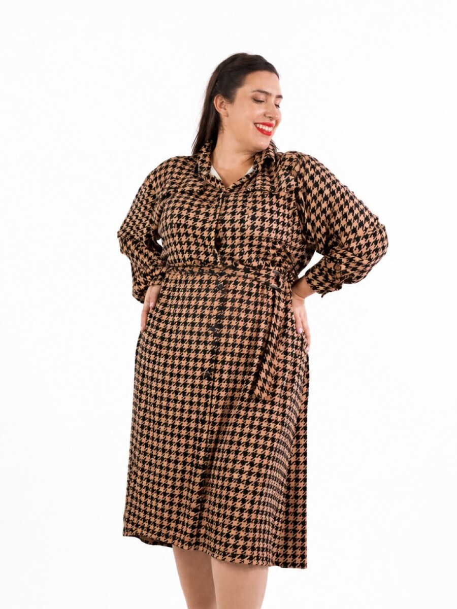 Vestido Greta Choco y negro