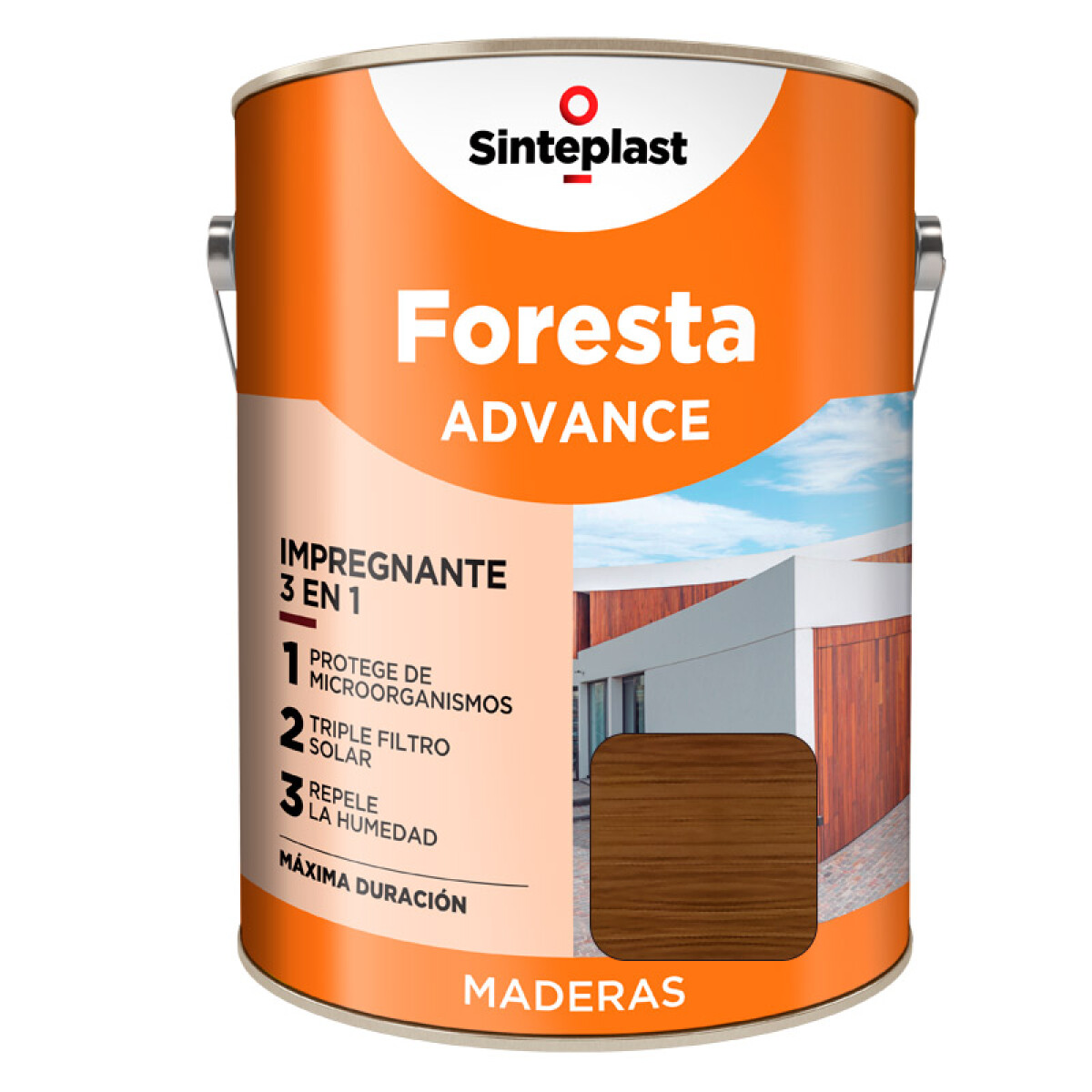 Foresta Advance Impregnante -3en1- Brillante - Roble 