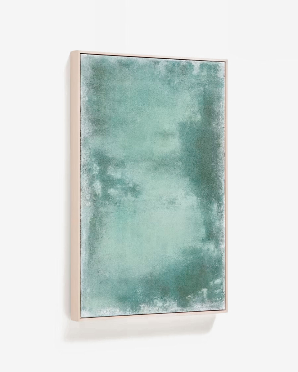 Cuadro abstracto Selnar - verde 60 x 90 cm 