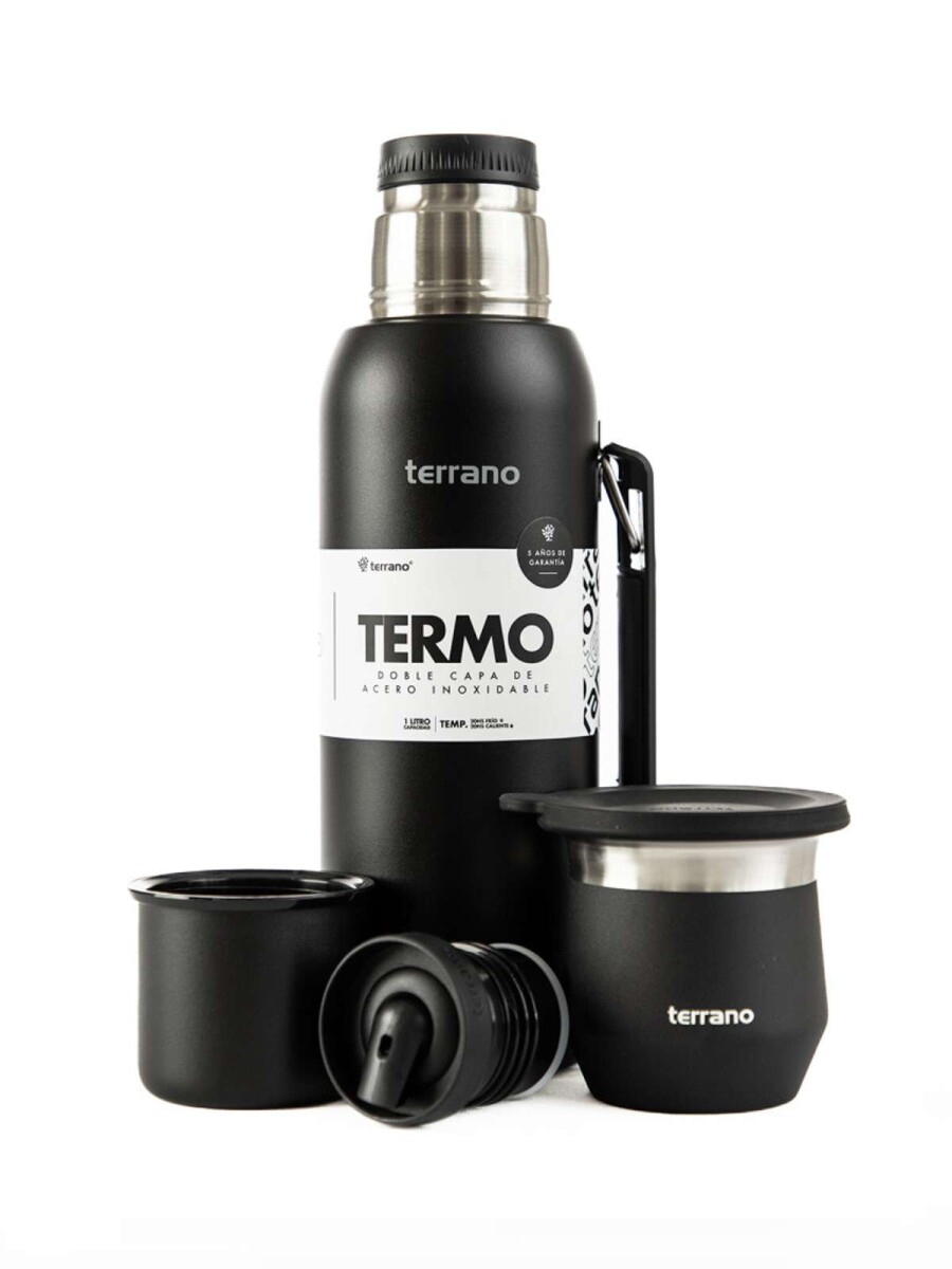 Kit Termo 1 Lt Base De Silicona + Mate Flap - Negro 