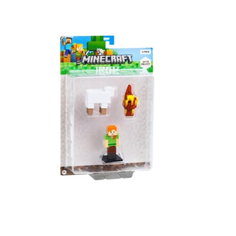 Pack X3 Figuras Minecraft MC2020 PACK-1