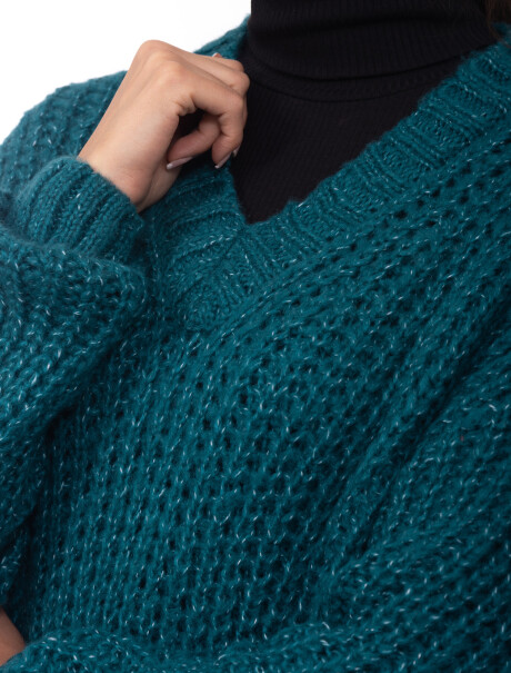 Sweater oversize verde