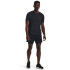 UA SEAMLESS STRIDE SS-RED BLK-001