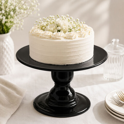 Soporte de Torta 22cm x15 cm Negro