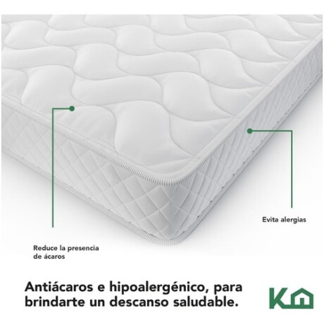 Colchon Individual 1 plaza en caja Espuma de alta densidad antiácaros hipoalergénico tejido antideslizante firmeza justa Colchon Individual 1 plaza en caja Espuma de alta densidad antiácaros hipoalergénico tejido antideslizante firmeza justa