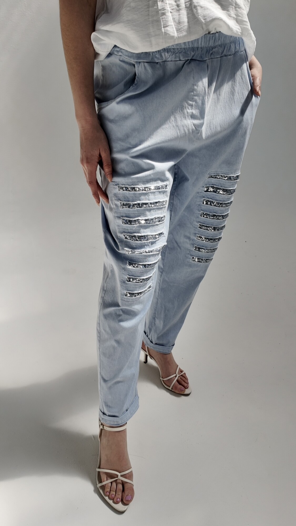 Pantalón Baggy Amelia Celeste