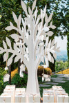 Árbol cartón Olmo 58,5 cm - Blanco Árbol cartón Olmo 58,5 cm - Blanco