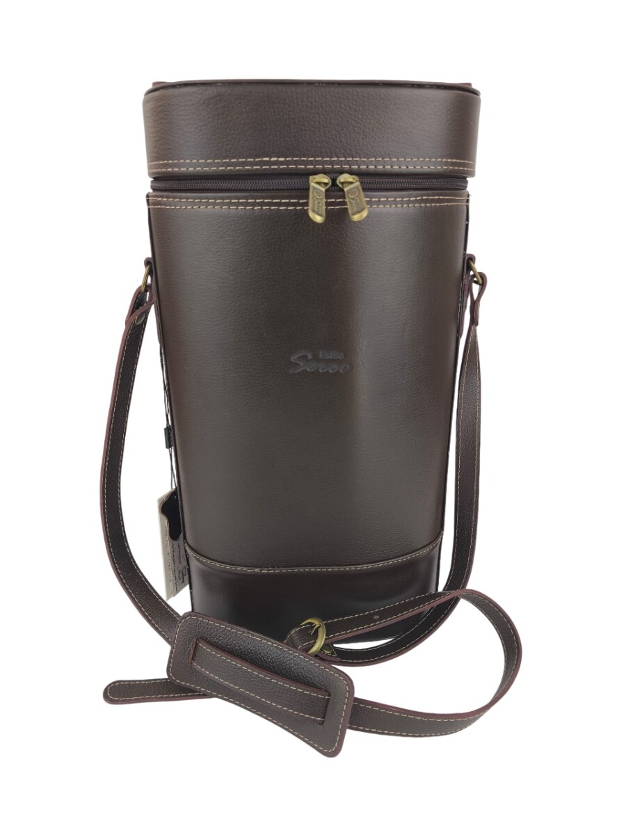 Matera para termos Stanley 100% cuero - Chocolate 