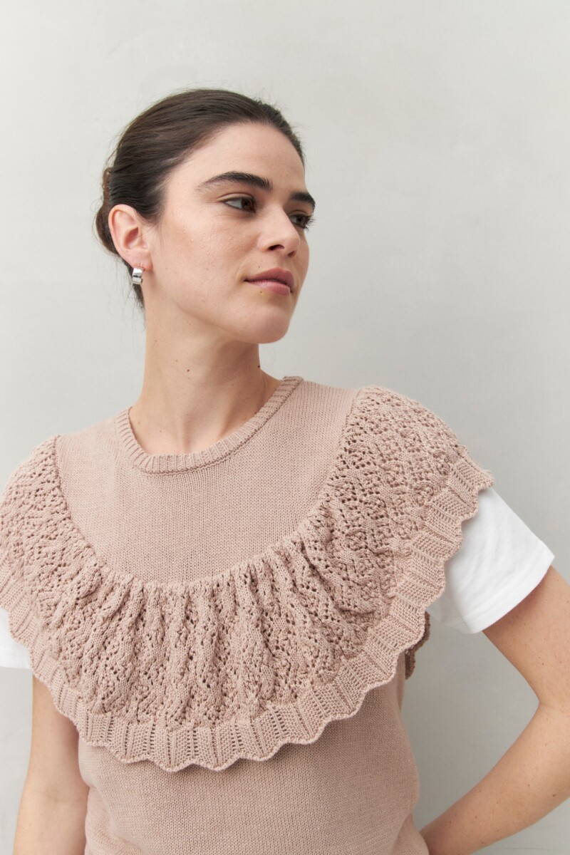 CHALECO LUPE Tostado