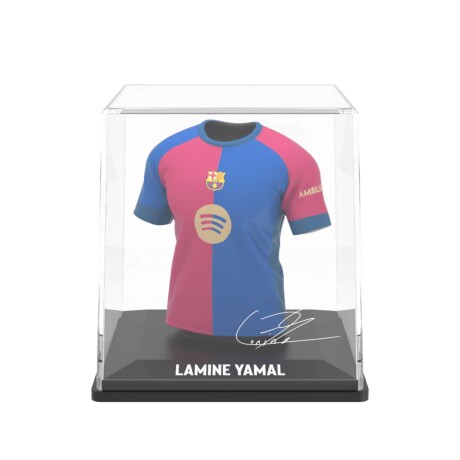 Camiseta Coleccionable Fútbol Lamine Yamal Barcelona - Con f AZUL-ROJO
