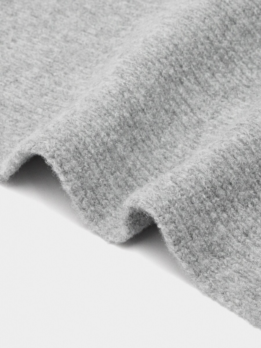 Bufanda Canalada gris