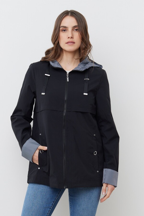 Gabardina Impermeable NEGRO