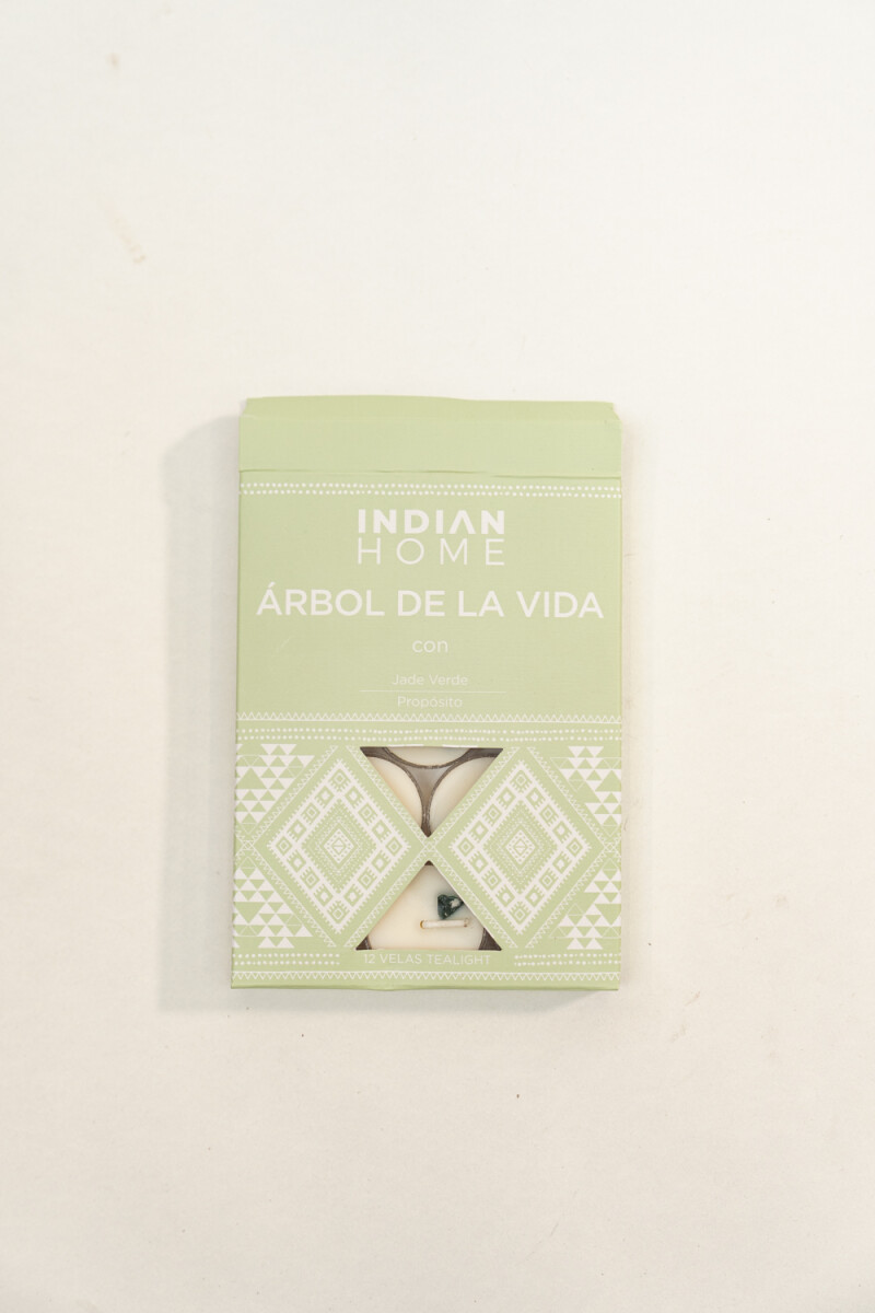 Vela Tealight Boho X 12un. - Estampado 5 