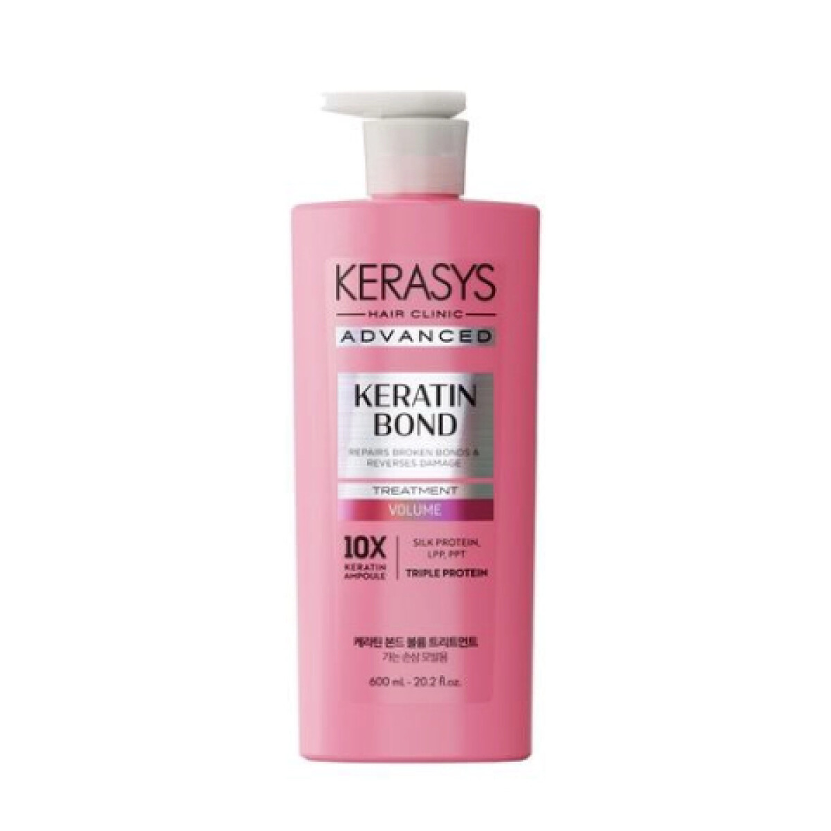 ACONDICIONADOR KERASYS - KERATIN BOND VOLUME AMPOULE TREATMENT (600ml) - Nutrición profunda, resistencia y gran vitalidad. 