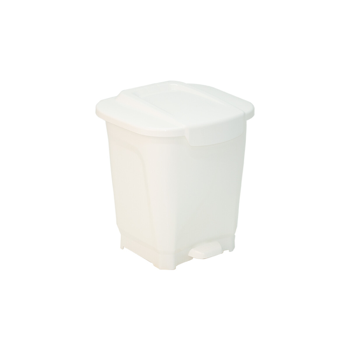 Basurero "T-FORCE" 15 Lt. en polipropileno blanco - TD0405 