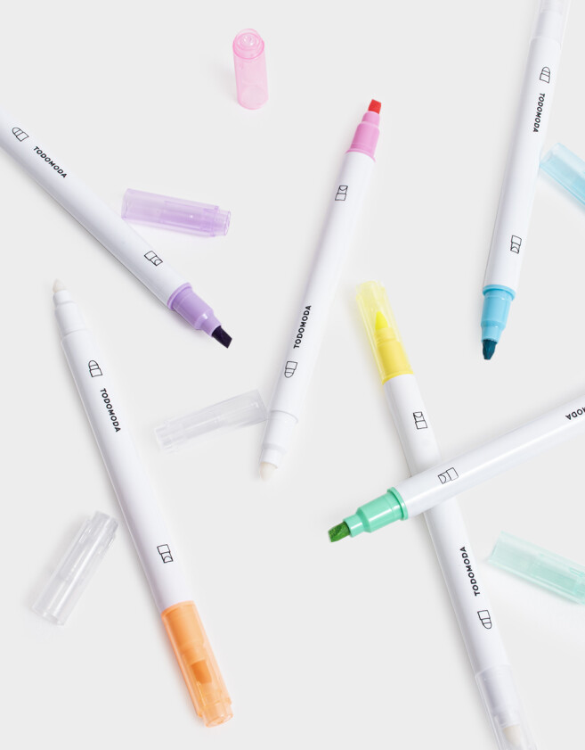 Resaltadores Set Grande Set De Resaltadores Hotel Tm - Combinacion Multicolor