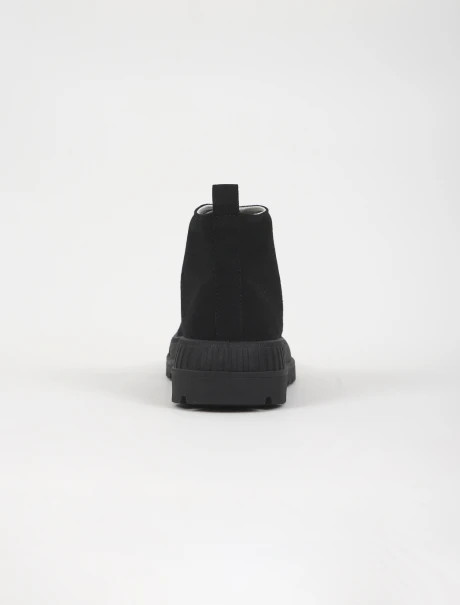 Bota canvas negro