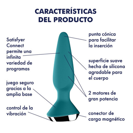Satisfyer Ilicious 1 Plug Anal Vibrador Bluetooth Verde