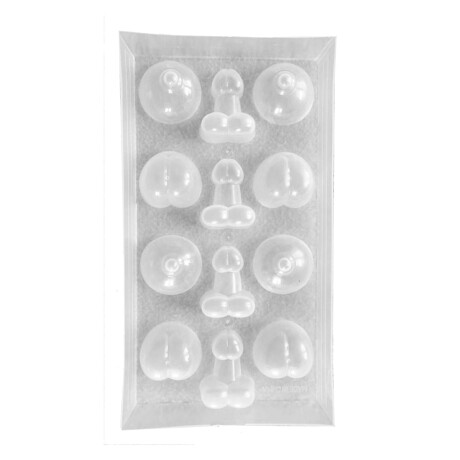 Molde para HIelo o Chocolates Pene, Ano y Senos Molde para HIelo o Chocolates Pene, Ano y Senos