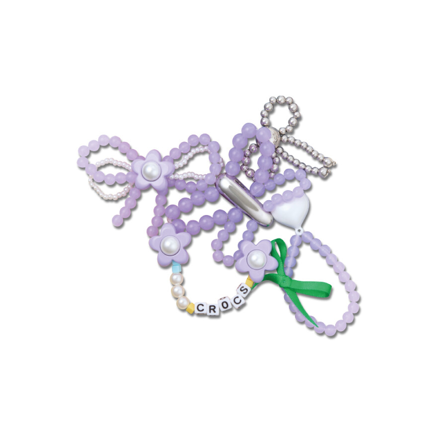 Jibbitz Purple Meta 5 Pack Multicolor